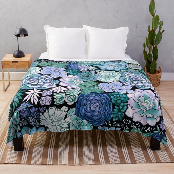 Item preview, Winter Succulent Plant Pattern designed and sold by TigaTiga.
