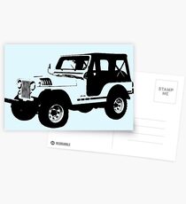 Teen Wolf - Stiles' Jeep Postcards