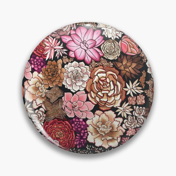 Item preview, Rose Vintage Succulent Plant Pattern designed and sold by TigaTiga.