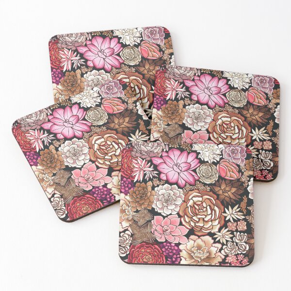 Item preview, Rose Vintage Succulent Plant Pattern designed and sold by TigaTiga.