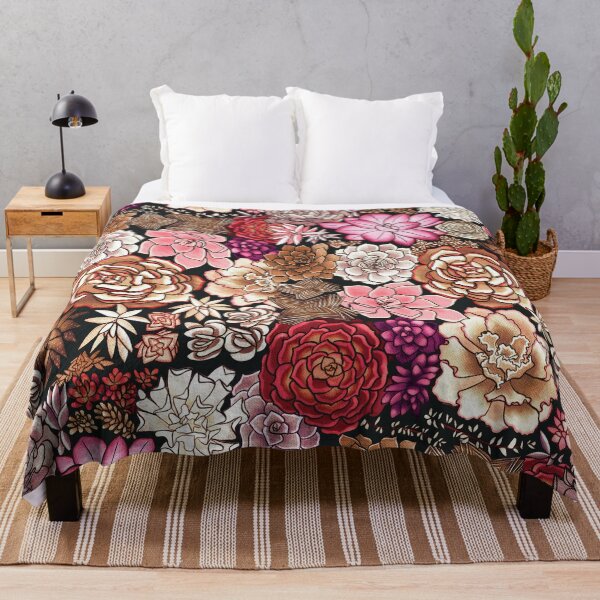 Item preview, Rose Vintage Succulent Plant Pattern designed and sold by TigaTiga.