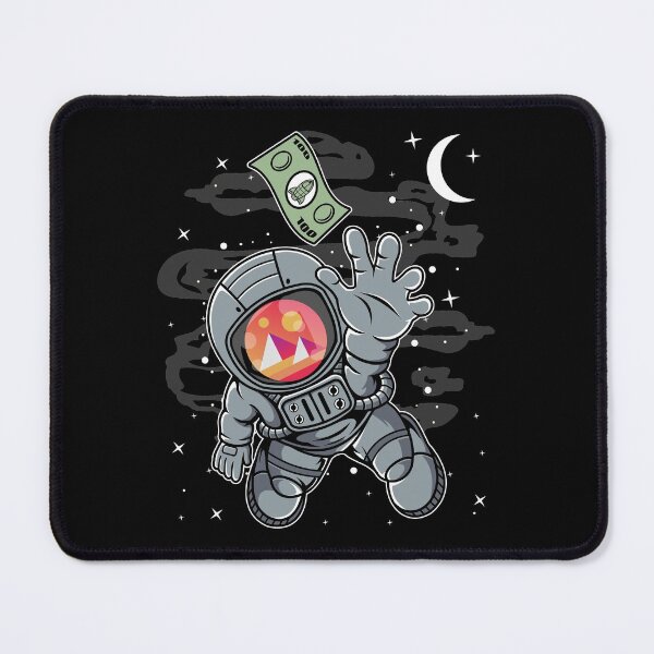 Item preview, Astronaut Reaching Out Decentraland MANA Coin To The Moon Crypto Token Cryptocurrency Blockchain Wallet HODL designed and sold by AdamRoberts90.