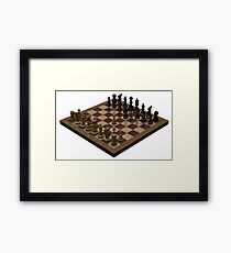 Chess Board Framed Print