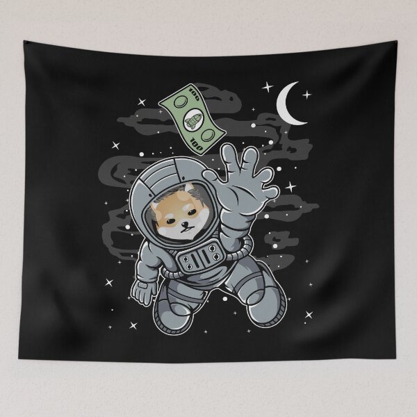 Item preview, Astronaut Reaching Out Dogelon Mars ELON Coin To The Moon Crypto Token Cryptocurrency Blockchain Wallet HODL designed and sold by AdamRoberts90.