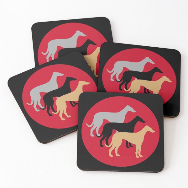 Item preview, Greyhound family drawing designed and sold by Blondiabshop.