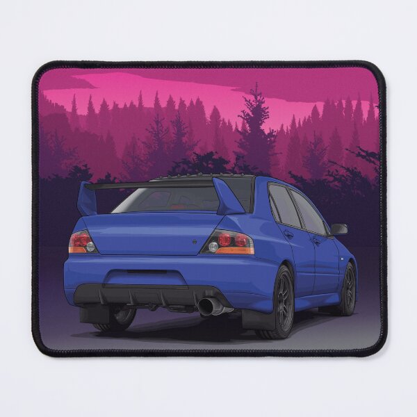 Item preview,  Evo 9 illustration with mountains background designed and sold by ArtyMotive.