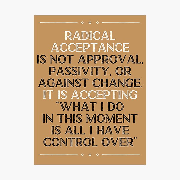 Item preview, Mental Health Awareness. Mental Health Matters. Wise Mind. DBT Skill. Radical Acceptance. You are worthy of care. designed and sold by Orianah.
