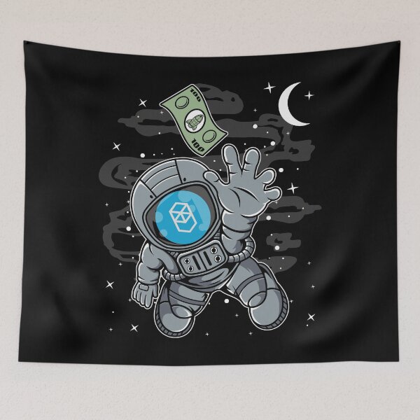 Item preview, Astronaut Reaching Out Fantom FTM Coin To The Moon Crypto Token Cryptocurrency Blockchain Wallet HODL designed and sold by AdamRoberts90.