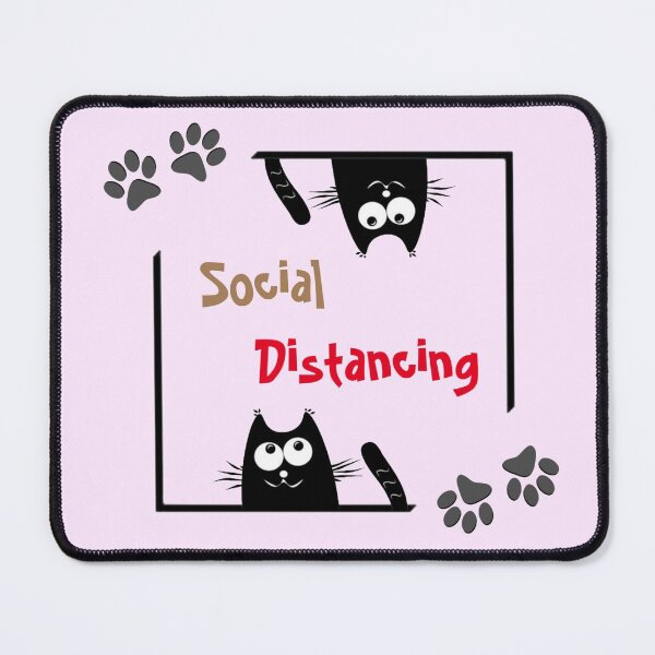 Item preview, Cat Social Distancing designed and sold by HandyDesign22.