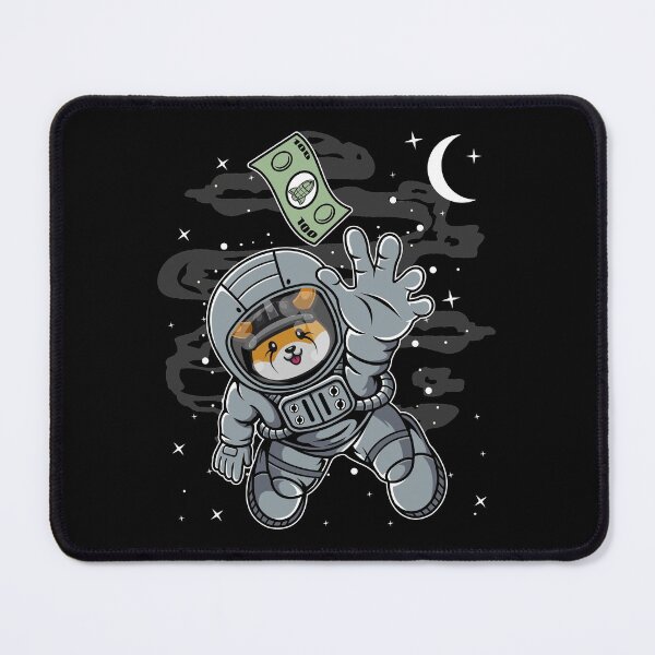 Item preview, Astronaut Reaching Out Floki Inu Coin To The Moon Crypto Token Cryptocurrency Blockchain Wallet HODL designed and sold by AdamRoberts90.
