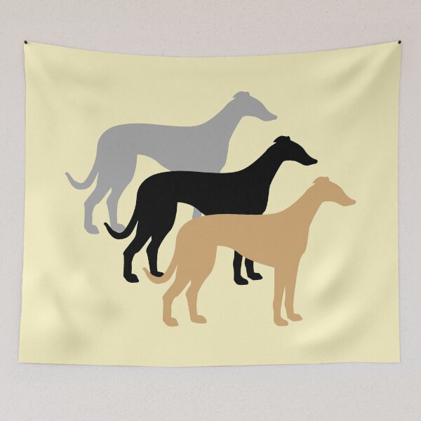Item preview, Greyhound family drawing designed and sold by Blondiabshop.