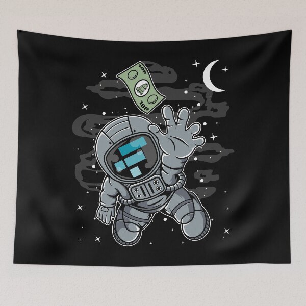Item preview, Astronaut Reaching Out FTX Coin To The Moon Crypto Token Cryptocurrency Blockchain Wallet HODL designed and sold by AdamRoberts90.