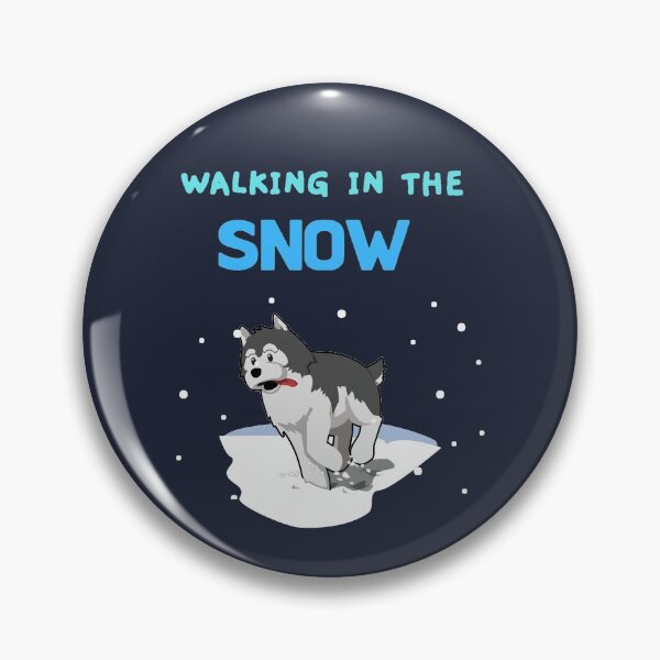 Item preview, Walking in the snow dog designed and sold by AmonRa16.