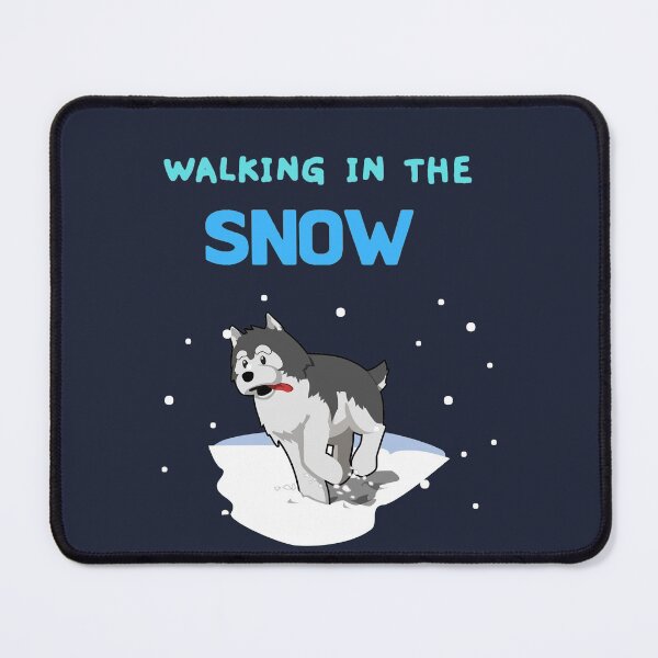 Item preview, Walking in the snow dog designed and sold by AmonRa16.