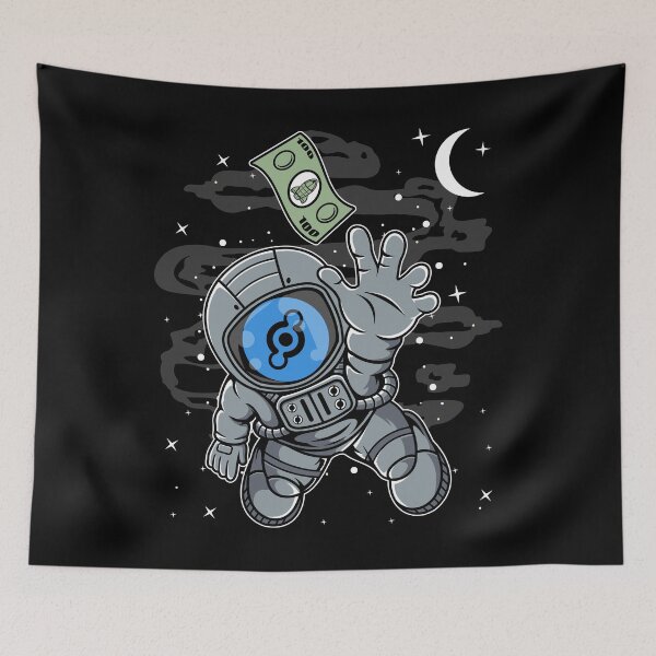 Item preview, Astronaut Reaching Out Helium HNT Coin To The Moon Crypto Token Cryptocurrency Blockchain Wallet HODL designed and sold by AdamRoberts90.