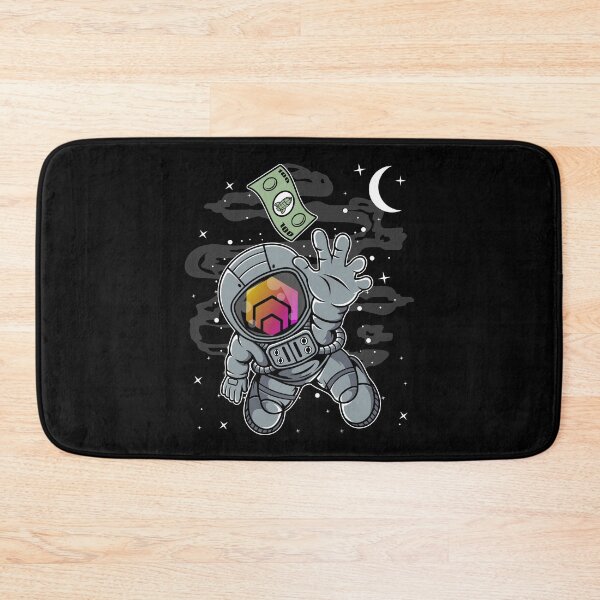 Item preview, Astronaut Reaching Out HEX Coin To The Moon Crypto Token Cryptocurrency Blockchain Wallet HODL designed and sold by AdamRoberts90.