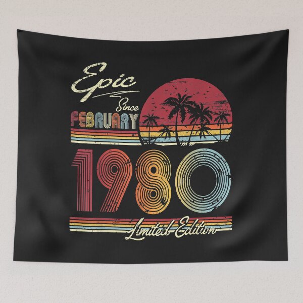 Item preview, Epic Since February 1980 42nd Year Old Birthday designed and sold by romanl3.