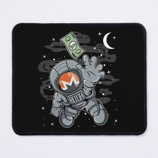 Item preview, Astronaut Reaching Out Monero XMR Coin To The Moon Crypto Token Cryptocurrency Blockchain Wallet HODL designed and sold by AdamRoberts90.