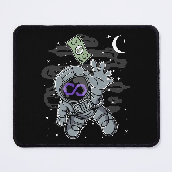 Item preview, Astronaut Reaching Out Polygon Matic Coin To The Moon Crypto Token Cryptocurrency Blockchain Wallet HODL designed and sold by AdamRoberts90.