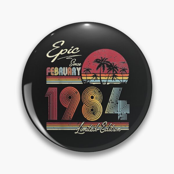 Item preview, Epic Since February 1984 38th Year Old Birthday designed and sold by romanl3.