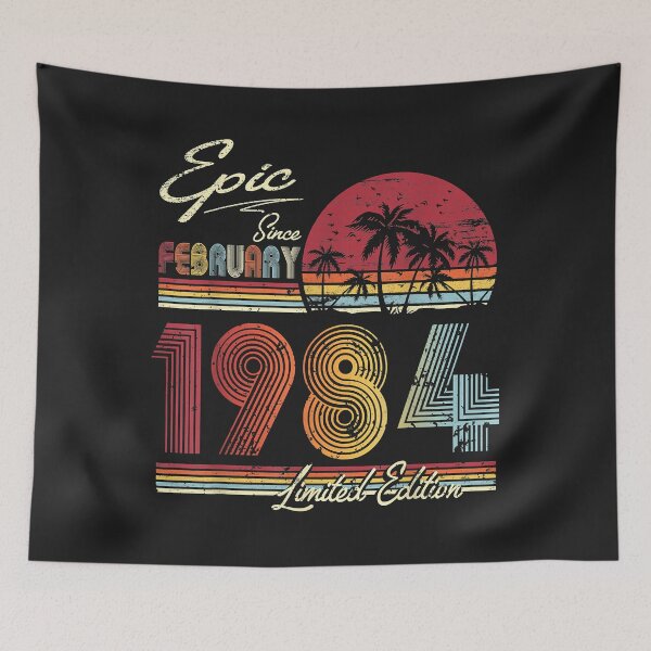 Item preview, Epic Since February 1984 38th Year Old Birthday designed and sold by romanl3.