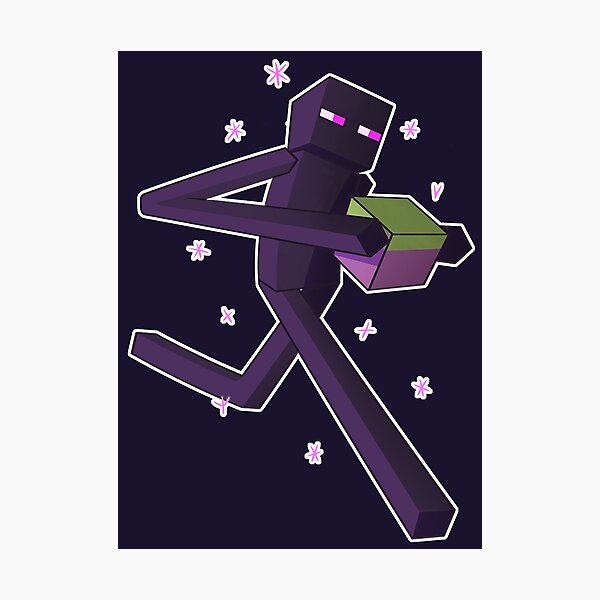 Minecraft Enderman and Creeper Poster for Sale by ddkart