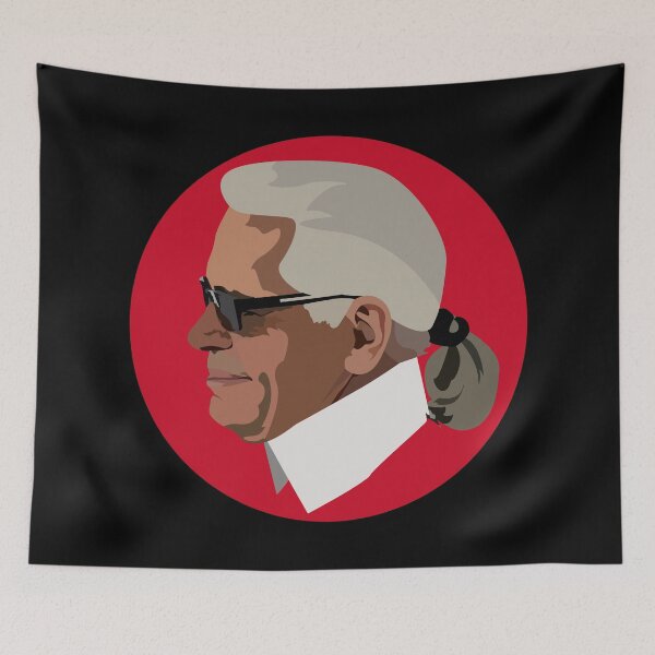 Item preview, Karl drawing designed and sold by Blondiabshop.