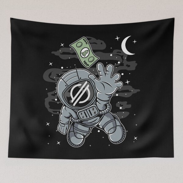 Item preview, Astronaut Reaching Out Stellar XLM Coin To The Moon Crypto Token Cryptocurrency Blockchain Wallet HODL designed and sold by AdamRoberts90.
