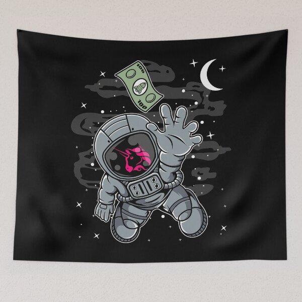 Item preview, Astronaut Reaching Out Uniswap UNI Coin To The Moon Crypto Token Cryptocurrency Blockchain Wallet HODL designed and sold by AdamRoberts90.