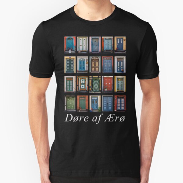 Doors of Aero (Ærø) T-Shirt Slim Fit T-Shirt