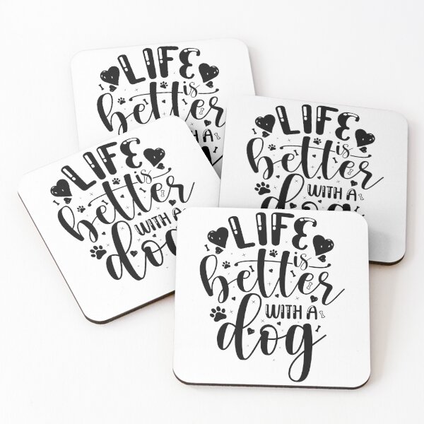 Item preview, Life Is Better with A Dog - Cool Design Gift Idea for Dog Lovers designed and sold by Prince - Bestseller ★★★★★.