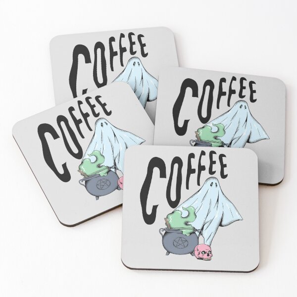 Item preview, COFFEE Ghost Halloween- Cool Spooky Morning designed and sold by Anxatzi.