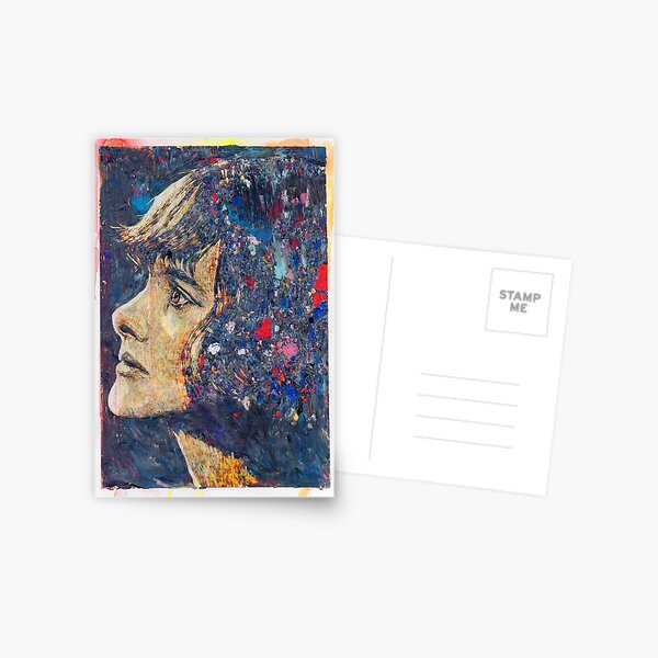 Item preview, Daphne du Maurier - Hand Drawn Oil and Ink Portrait designed and sold by Hannah Hildebrand.