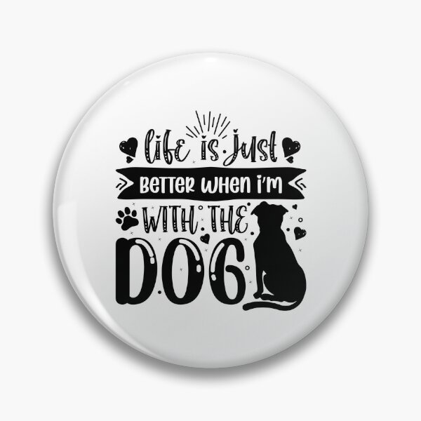 Item preview, Life Is Just Better with A Dog - Cool Design Gift Idea for Dog Lovers designed and sold by Prince - Bestseller ★★★★★.