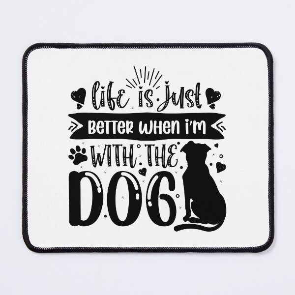 Item preview, Life Is Just Better with A Dog - Cool Design Gift Idea for Dog Lovers designed and sold by Prince - Bestseller ★★★★★.