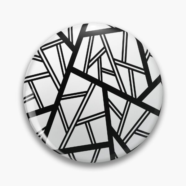 Item preview, Abstract geometric pattern - black and white. designed and sold by K.S ART.