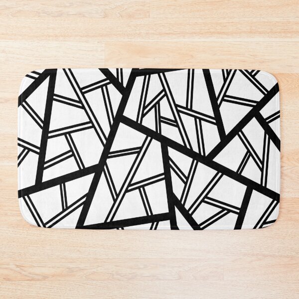 Item preview, Abstract geometric pattern - black and white. designed and sold by K.S ART.