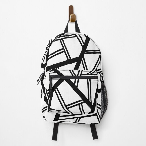 Item preview, Abstract geometric pattern - black and white. designed and sold by K.S ART.