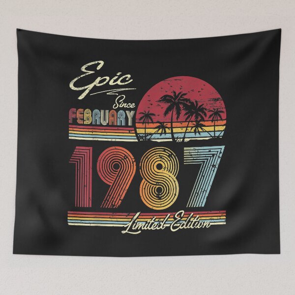 Item preview, Epic Since February 1987 35th Year Old Birthday designed and sold by romanl3.