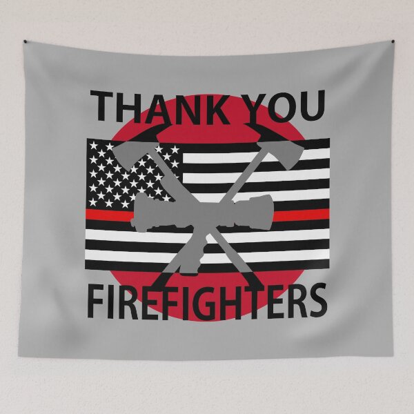 Item preview, Thank you firefighters drawing designed and sold by Blondiabshop.