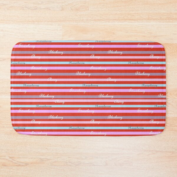 Item preview, strawberry stripes designed and sold by Pop-pop-pop.
