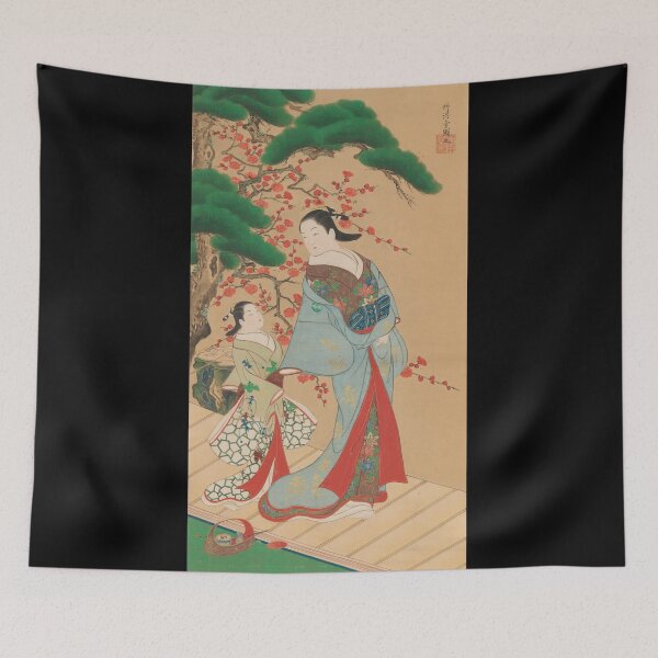 Item preview, Classical Japanese Art: Courtesan in Early Spring designed and sold by Naturalist Prints.