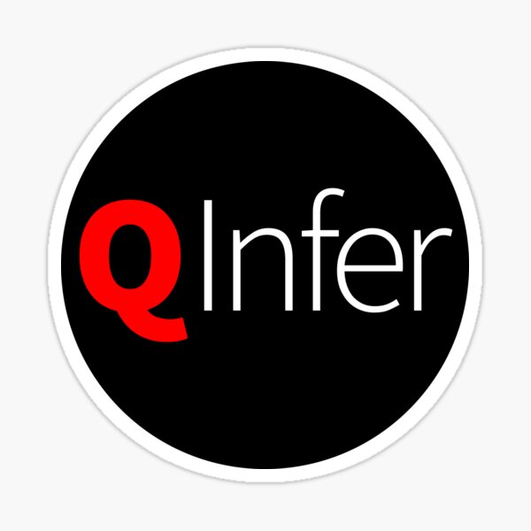 QInfer Logo Stickers Sticker