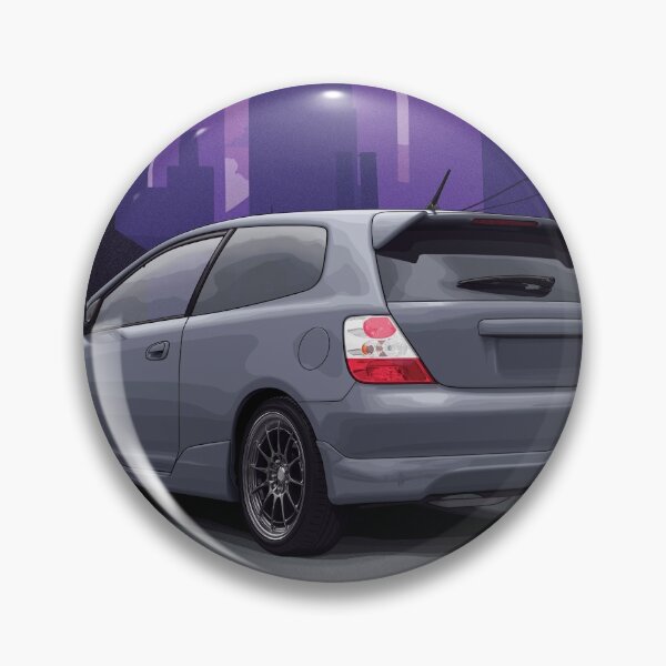 Item preview, Ep3 Civic illustration with cityscape background designed and sold by ArtyMotive.