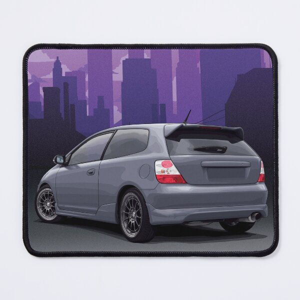 Item preview, Ep3 Civic illustration with cityscape background designed and sold by ArtyMotive.