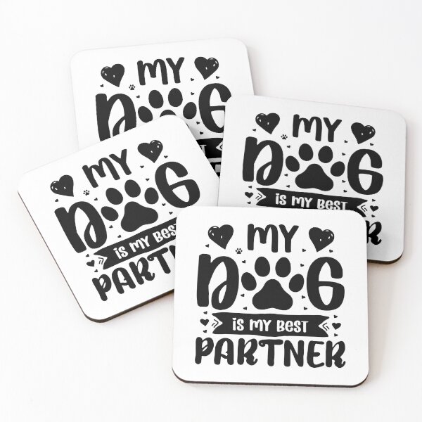 Item preview, My Dog Is My Best Partner - Cool Design Gift Idea for Dog Lovers designed and sold by Prince - Bestseller ★★★★★.