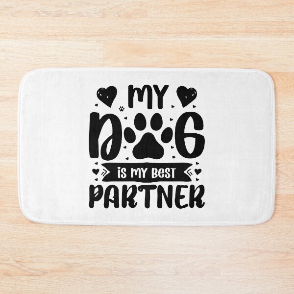 Item preview, My Dog Is My Best Partner - Cool Design Gift Idea for Dog Lovers designed and sold by Prince - Bestseller ★★★★★.