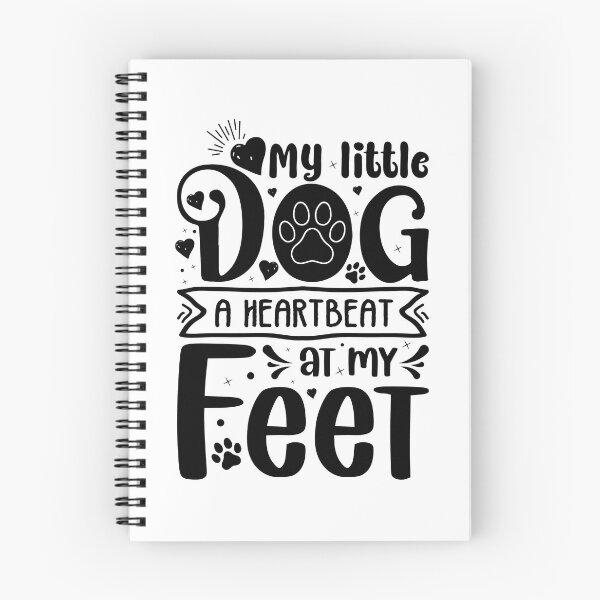 Item preview, My Little Dog Is a Heartbeat at My Feet - Cool Design Gift Idea for Dog Lovers designed and sold by Prince - Bestseller ★★★★★.