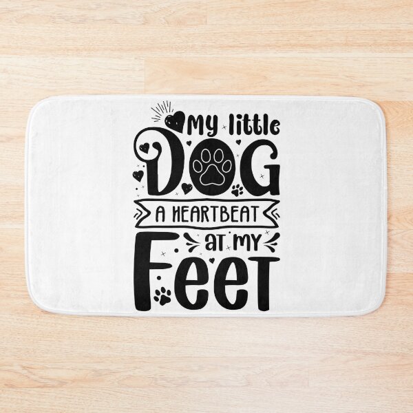 Item preview, My Little Dog Is a Heartbeat at My Feet - Cool Design Gift Idea for Dog Lovers designed and sold by Prince - Bestseller ★★★★★.
