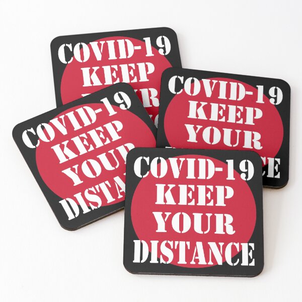 Item preview, Keep your distance drawing designed and sold by Blondiabshop.